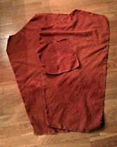 Buksen i løse deler / A pile of trouser parts